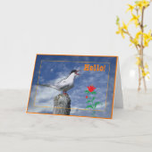 Carte Hello card (Fleur jaune)