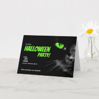 Hello Darkness Green Eyes fête d'Halloween