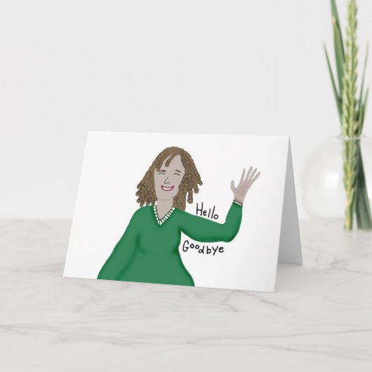 Carte hello et goodbye (Devant)