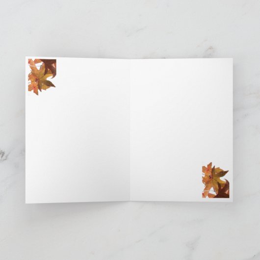 Carte "Hello Fall!" Greeting Card (Intérieur)