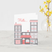 Carte Hello from the city! (Fleur jaune)
