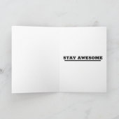 CARTE HELLO TO BEST FRIEND FUNNY CAT GREETING CARD (Intérieur)