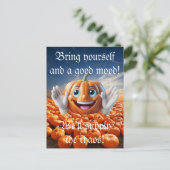 Carte Helloween (Debout devant)