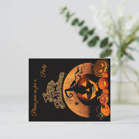 Carte Helloween (Debout devant)