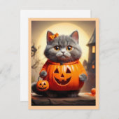 Carte Helloween (Devant / Derrière)