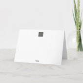 Carte Helmetted Guinea Fowl Design (Dos)