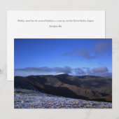 Carte Helvellyn Winter Holiday (Devant / Derrière)
