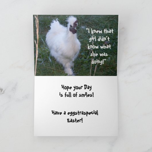 Carte HEN JOINTE EASTER (Intérieur)