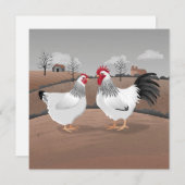 Carte Hen & Rooster Card (Devant / Derrière)