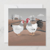 Carte Hen & Rooster Card (Devant)