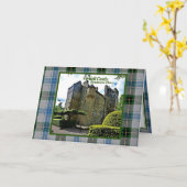 Carte Henderson Tartan Fordell Castle Photo (Fleur jaune)