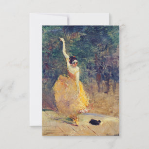 Carte Henri De Toulouse Lautrec - Danseur Espagnol