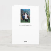 Carte Henri Rousseau - La fête de mariage (Dos)