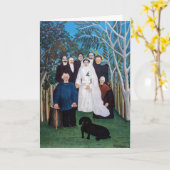 Carte Henri Rousseau - La fête de mariage (Fleur jaune)