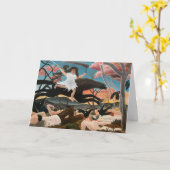 Carte Henri Rousseau - La guerre (Fleur jaune)