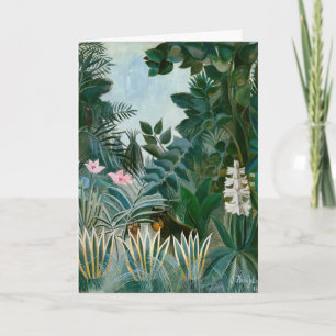 Carte Henri Rousseau - La jungle équatoriale
