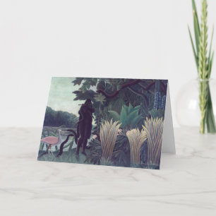 Carte Henri Rousseau - Le Charmeur Des Serpents