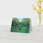 Carte Henri Rousseau les tropiques (Fleur jaune)