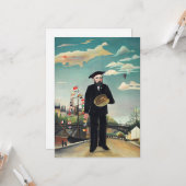 Carte Henri Rousseau - Paysage de mon portrait, (Devant/Arrière en situation)