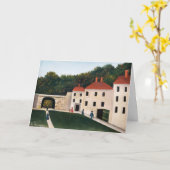 Carte Henri Rousseau - Promeneurs dans un parc (Fleur jaune)