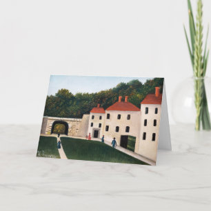 Carte Henri Rousseau - Promeneurs dans un parc