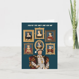 Carte Henri VIII Six femmes Tu es le seul pour moi