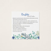 Carte Hera Koufeta bleue personnalisée (Devant)