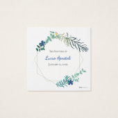 Carte Hera Koufeta bleue personnalisée (Dos)