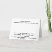 Carte Herbes de jardin un jour brumeux d'hiver (Dos)