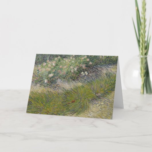 Carte Herbes et papillons par Vincent van Gogh (Devant)