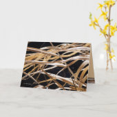 Carte Herbes sèches (Fleur jaune)