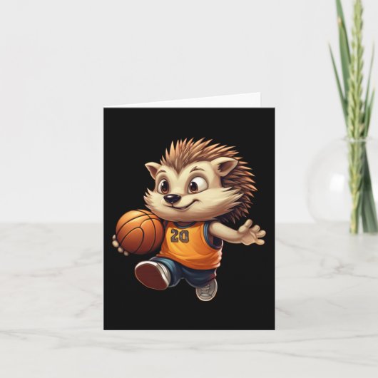 Carte Hérisson de basketball 1 (Devant)