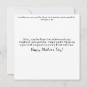Carte Hérisson de Whimsical Mama Histoire Fête des Mères (Dos)