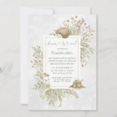 Carte Hérisson de Woodland | Baby shower forestier par c (Devant)