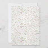 Carte Hérisson de Woodland | Baby shower forestier par c (Dos)