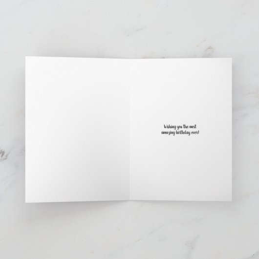 Carte Hérisson encore à l'air Sharp drôle Anniversaire (Intérieur)