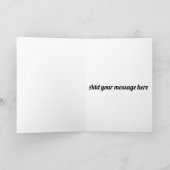 Carte Hérisson festif (Intérieur)