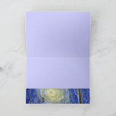 Carte Hérisson, hibou, lune et étoiles Aquarelle (Intérieur)