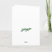Carte Hérisson Noël Grands-parents (Dos)