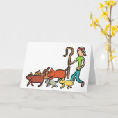 Carte Héritage de chats (Fleur jaune)