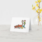 Carte Héritage de chats (Fleur jaune)