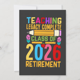 Carte Héritage d'enseignement complet Promotion 2026 Ret