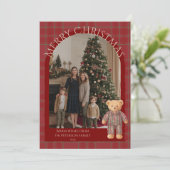 Carte Heritage Holiday Bear Card (Debout devant)