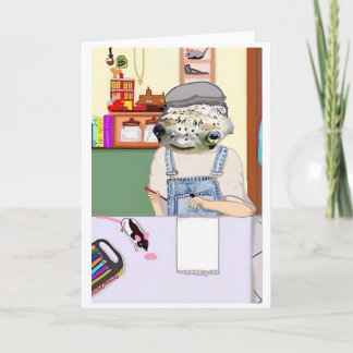 Carte Herman Le Rat Vermine 🐀 et Fishy pinkyjain