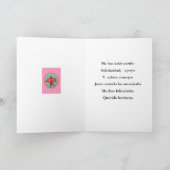 Carte Hermana de Dia de Las Madres Una Flor Para MI (Intérieur)
