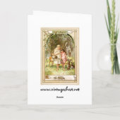 Carte Hermann Vogel - Blanche neige et rouge Rose (Dos)