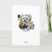 Carte Hermes the Maltese Birthday Greeting (Dos)