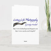 Carte Héron de grand bleu (Dos)