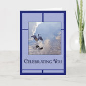 Carte Héron de grand bleu (Devant)