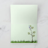 Carte Heron Tri-Color Construire un nid (Intérieur)